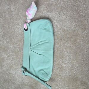 Chic Mint Green Wristlet Clutch